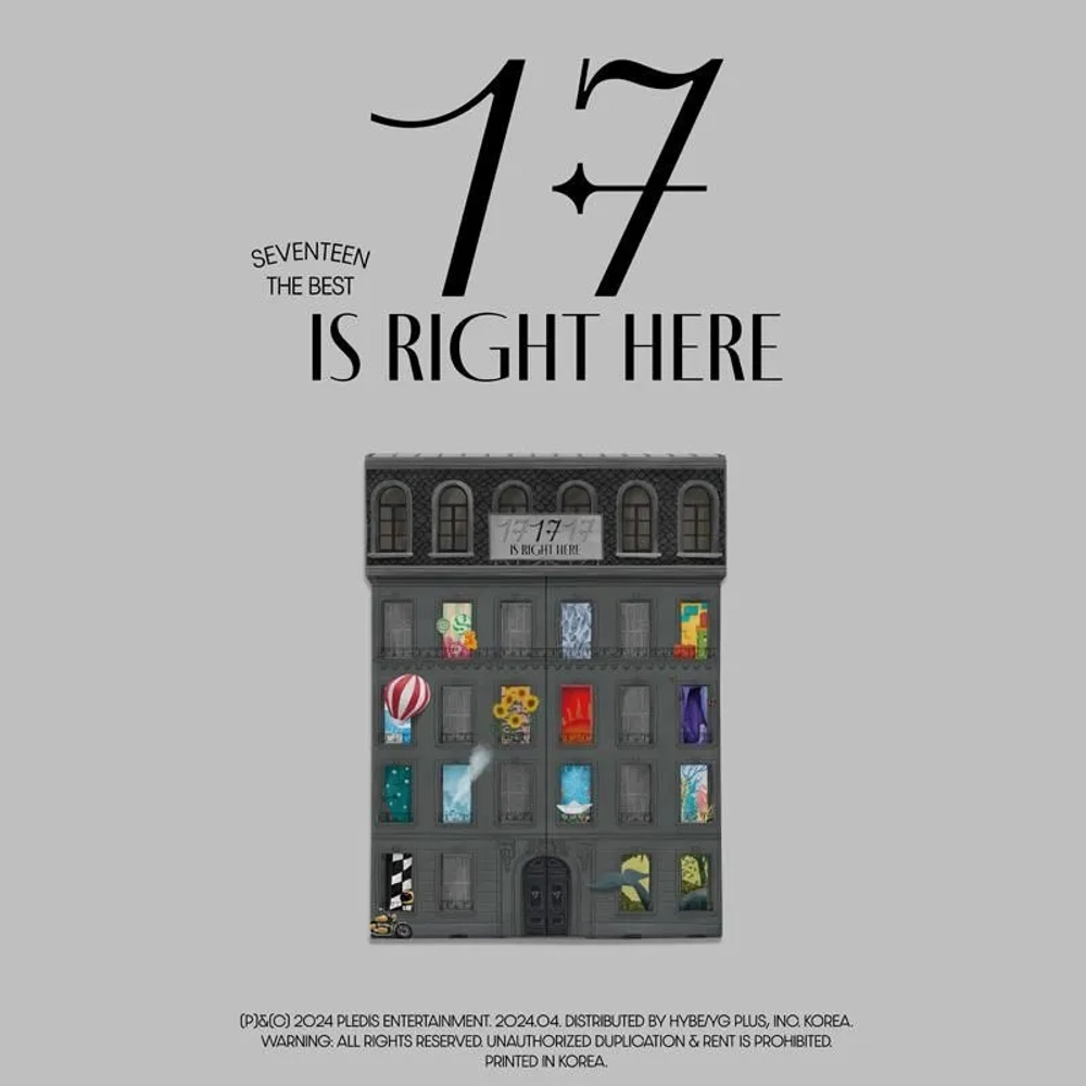 Альбом Seventeen - Best Album 17 Is Right Here (Here Version) CD, оригинал, Корея