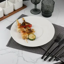 Тарелка d 25,5 см h3 см с широкими полями белая фарфор P.L. Proff Cuisine [6]