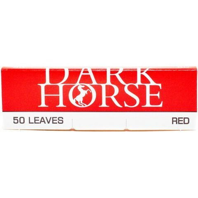 Бумага для сигарет блок "Dark Horse" Fine Red 18мг/м 50л*50шт