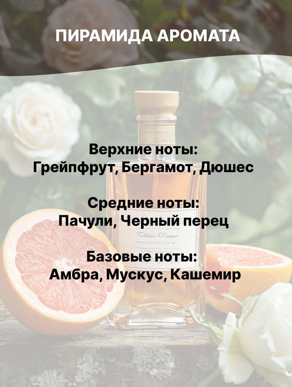 Отдушка Grapefruit patchouli 50 гр