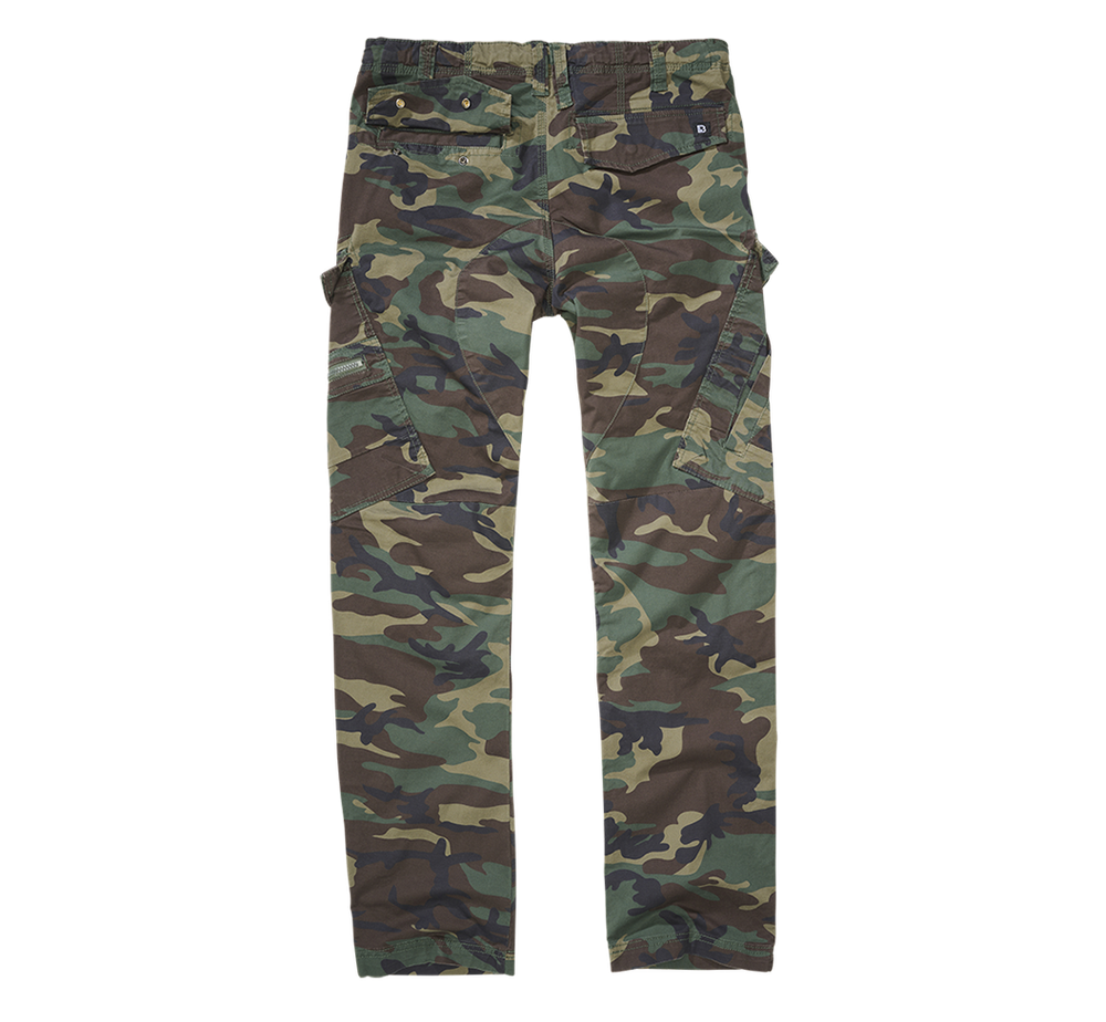 Brandit ADVEN SLIM FIT PANTS woodland