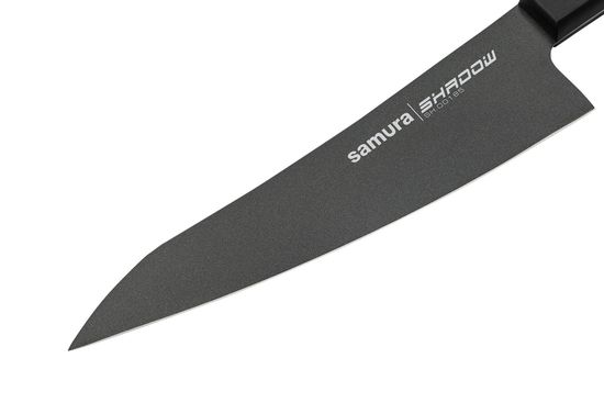 Нож кухонный Samura SHADOW Гюто 182 мм. SH-0185