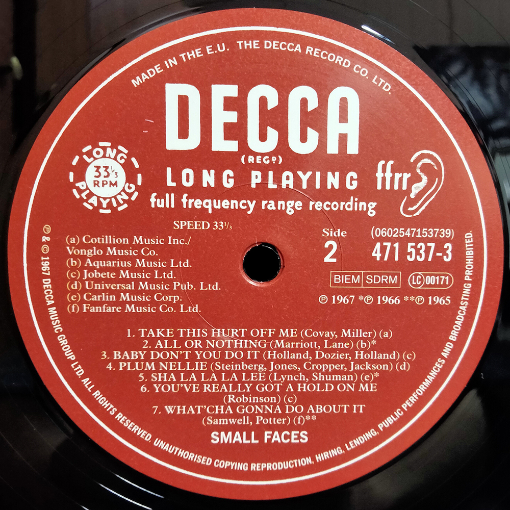 Small Faces / From The Beginning (Mono)(LP)