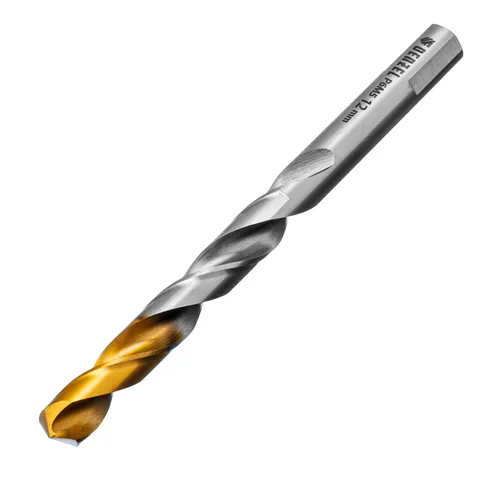 Сверло спиральное по металлу 12 x 151 мм, Р6М5, Golden Tip Denzel