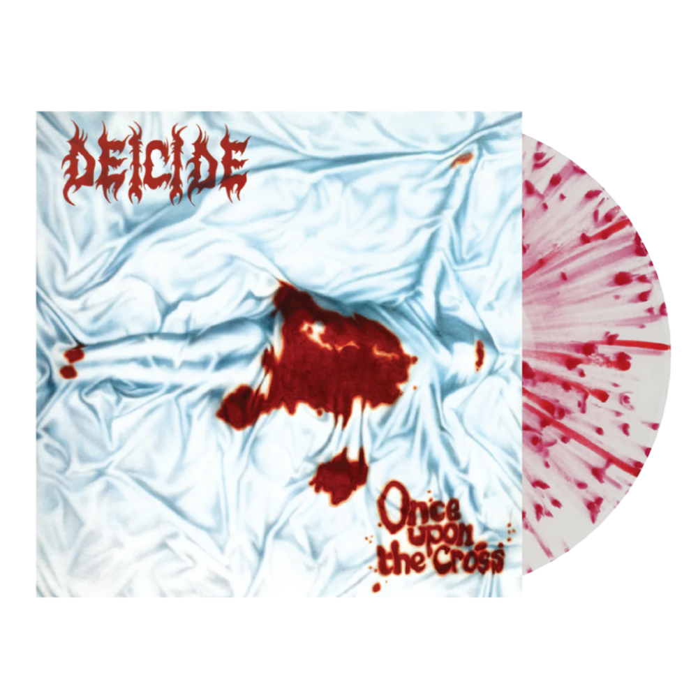 Deicide Once Upon The Cross (Milky Clear With Blood Splatter)
