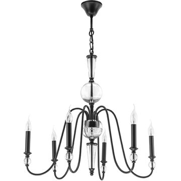 Люстра подвесная 732067 черный Ragno Lightstar