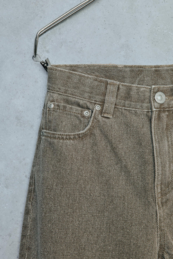 ZARA STORIESZ — ДЖИНСЫ СВОБОДНОГО КРОЯ ИЗ РЕЛЬЕФНОЙ ТКАНИ, ХАКИ