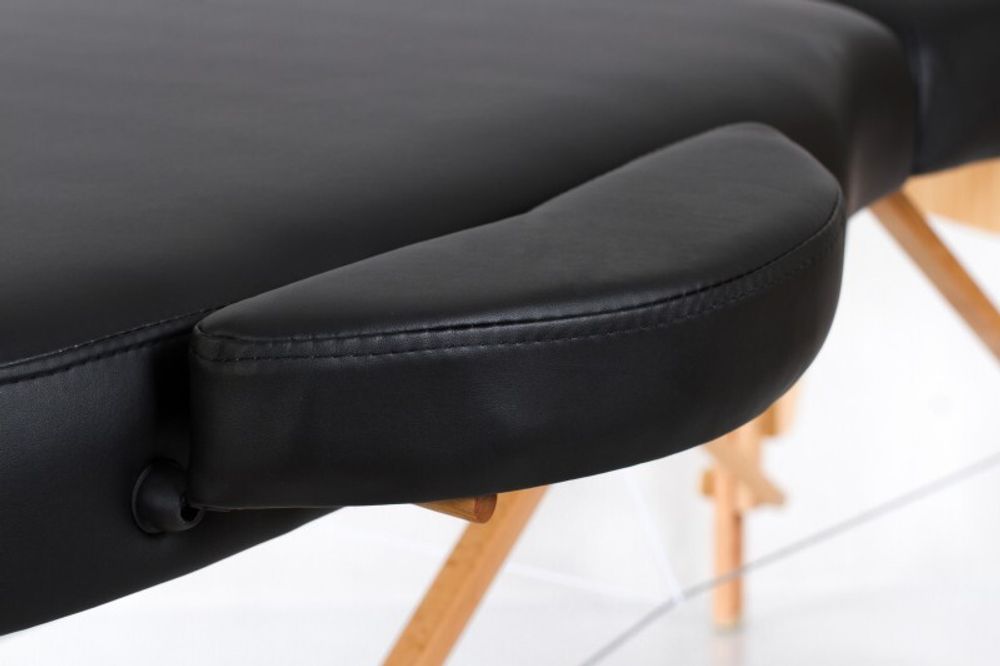 Массажный складной стол Mizomed Premium Oval 3 черный