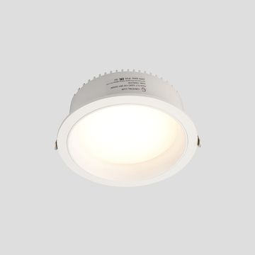 Встраиваемый светильник IP44 LED 12W 3000К CLT 529C135 WH 3000K белый Crystal Lux