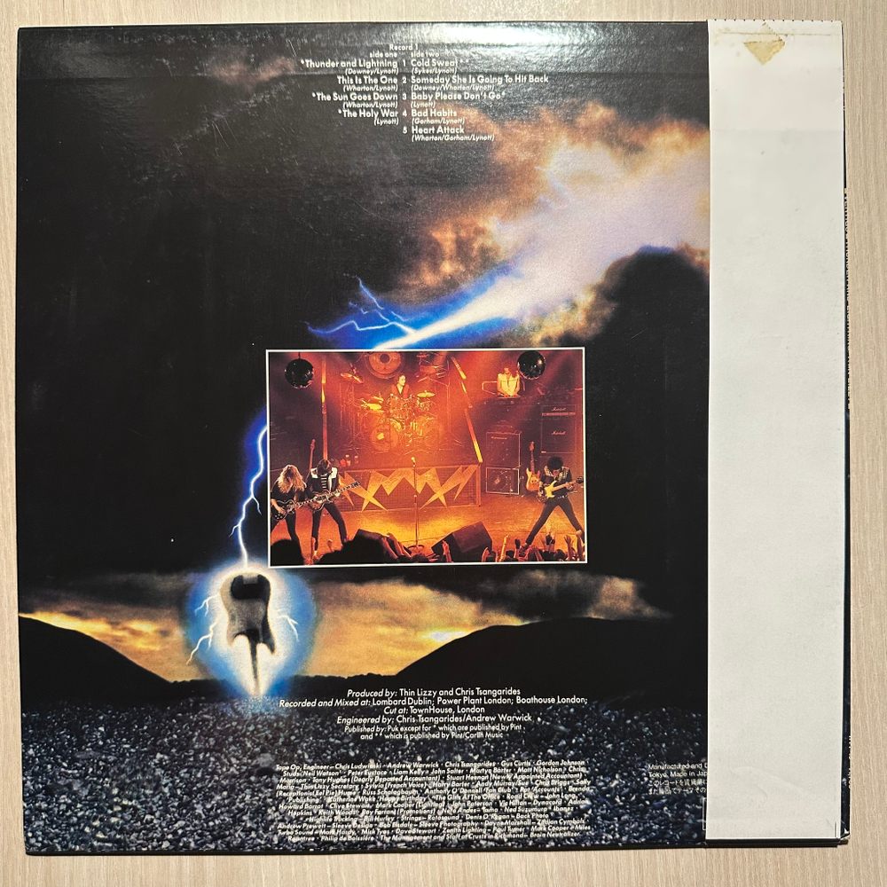 Thin Lizzy - Thunder And Lightning (Япония 1984г.)