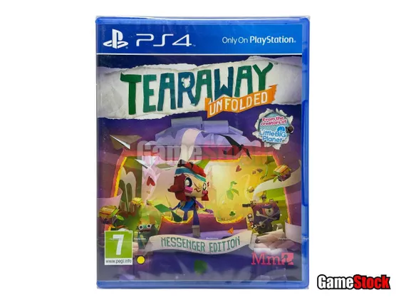 PS4 Сорванец (Tearaway Unfolded) : Развёрнутая История (Новый, Полностью на русском языке, CUSA-00562)