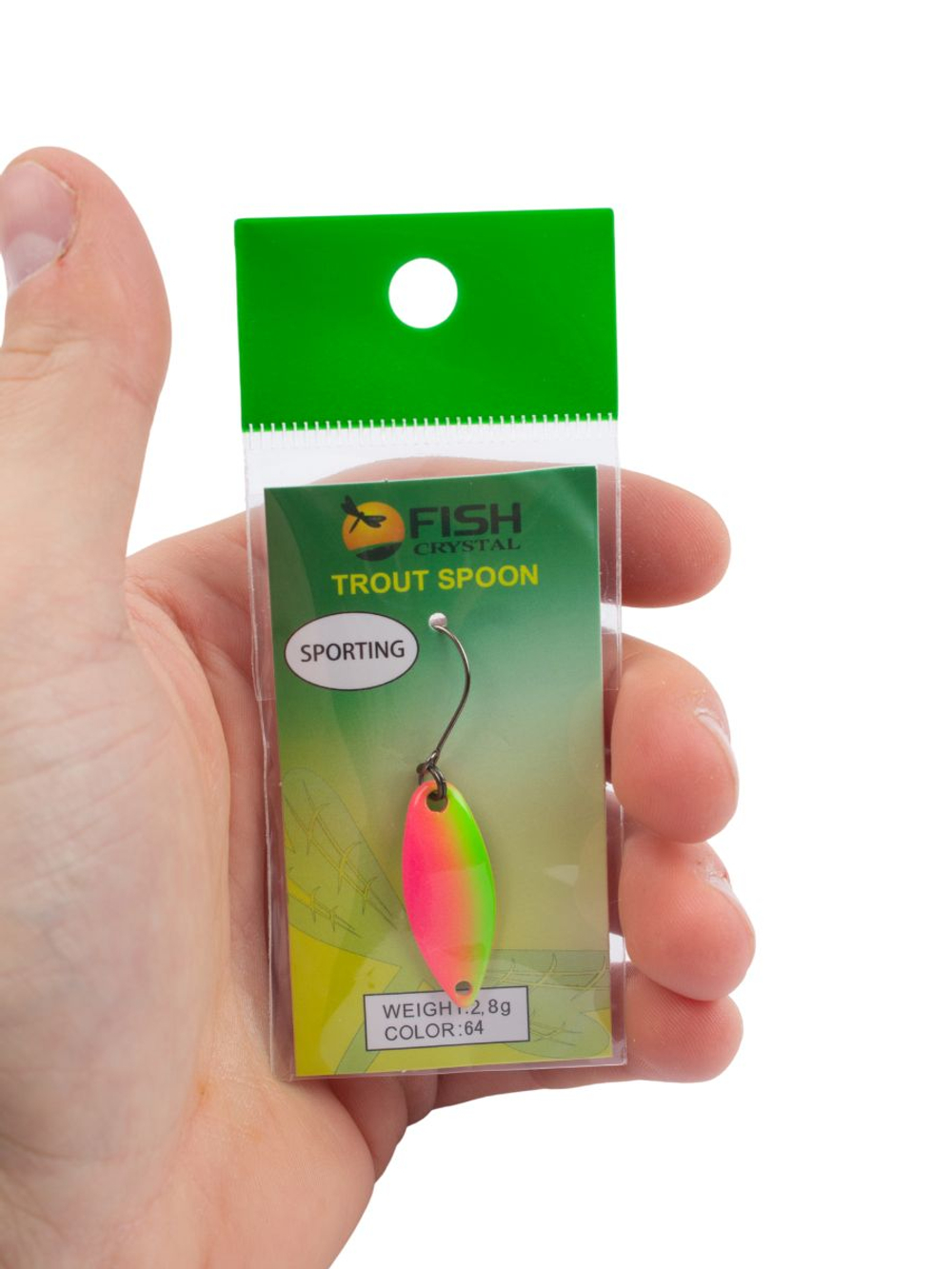 Блесна Fish Crystal SPORTING 30 мм 2.8 г на форель цвет 64