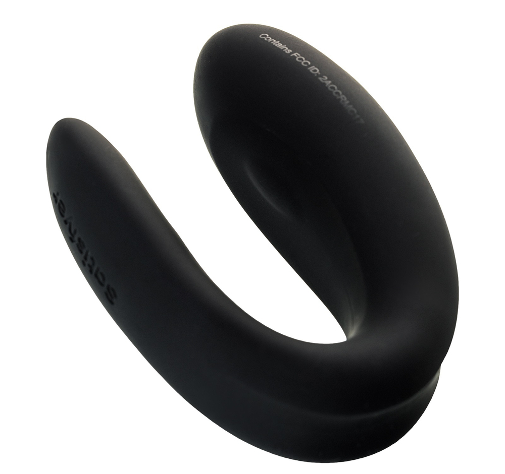 Многофункциональный смарт-вибратор для пар Satisfyer Double Joy черный