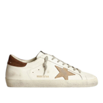 Кеды Golden Goose 'Superstar' Мужские Super-Star sneakers with tobacco-colored nubuck star and brown suede heel tab