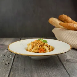 Тарелка глубокая 280 мл d 29 см h6 см для пасты Elegance Sun P.L. Proff Cuisine [4]