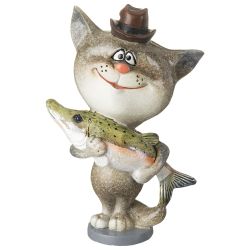 ФИГУРКА "КОТ" 9,2*6,3*14 СМ
