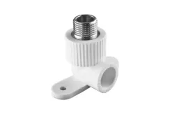 Водорозетка TEBO сварка НР 25*1/2" белая 35221