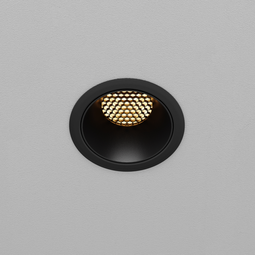 Встраиваемый светодиодный светильник Maytoni Dip DL115-10W-2.7K-B