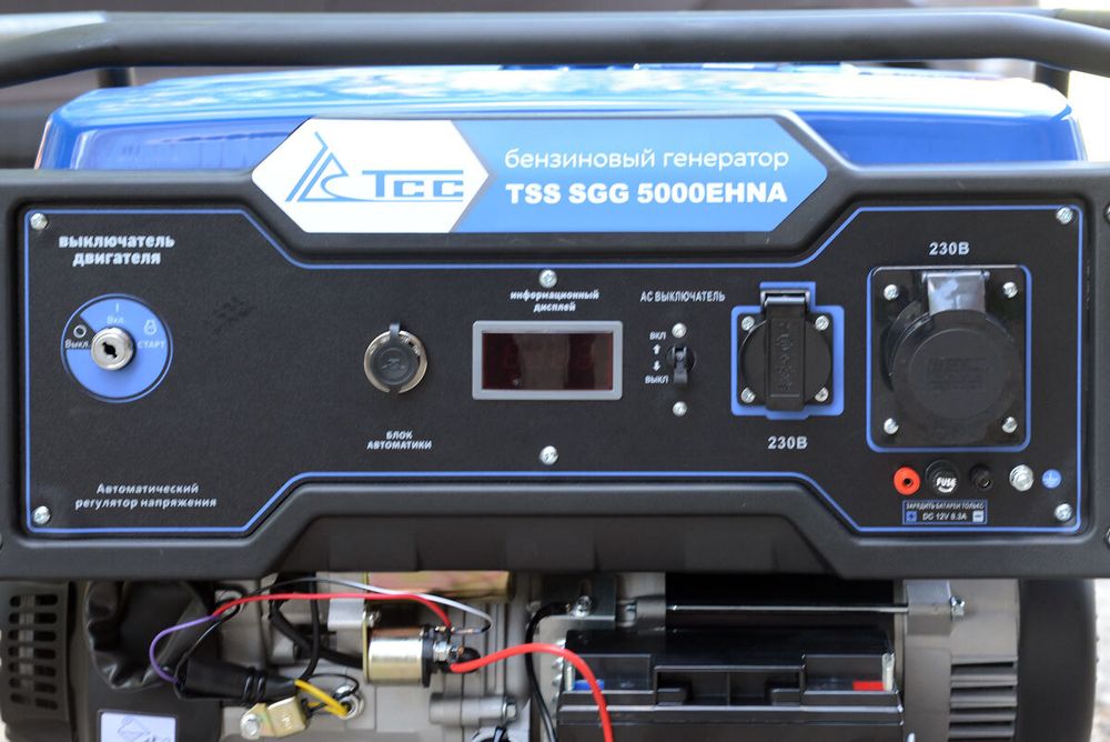 Бензогенератор TSS SGG 5000EHNA однофазный - [5 кВт / 220V] эл. старт, выход ATS для АВР