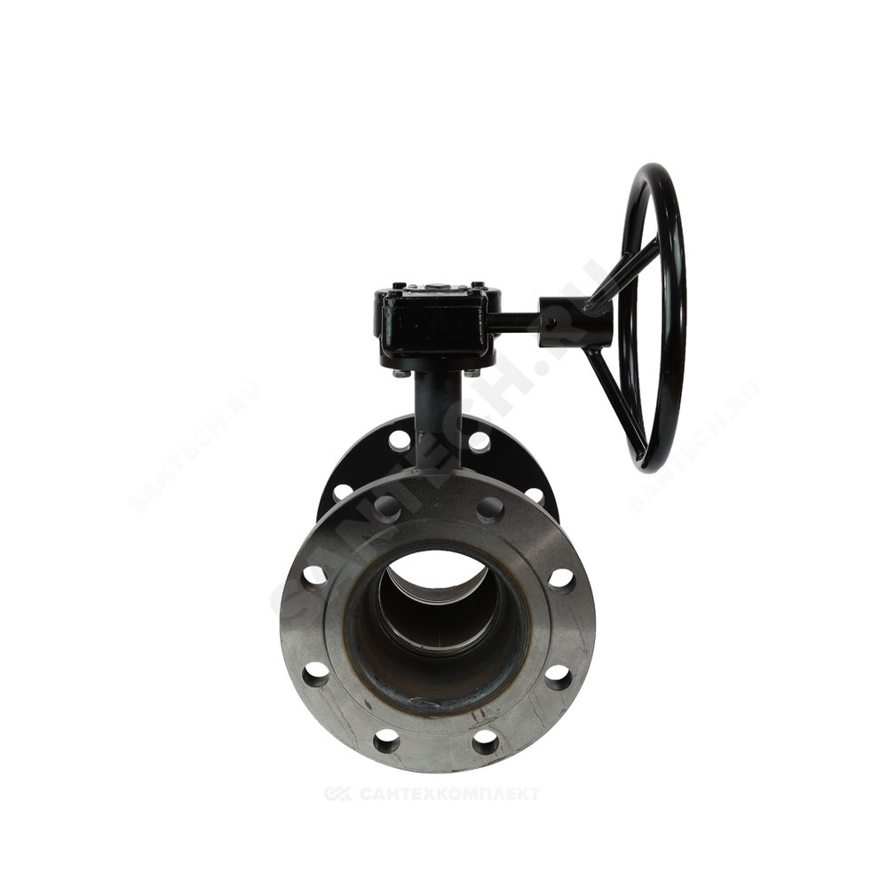 Кран шаровой сталь 09Г2С Ballomax КШТ 61.103 Ду 200 Ру25 фл L=410мм с редуктором BROEN КШТ 61.103.200.Р.25