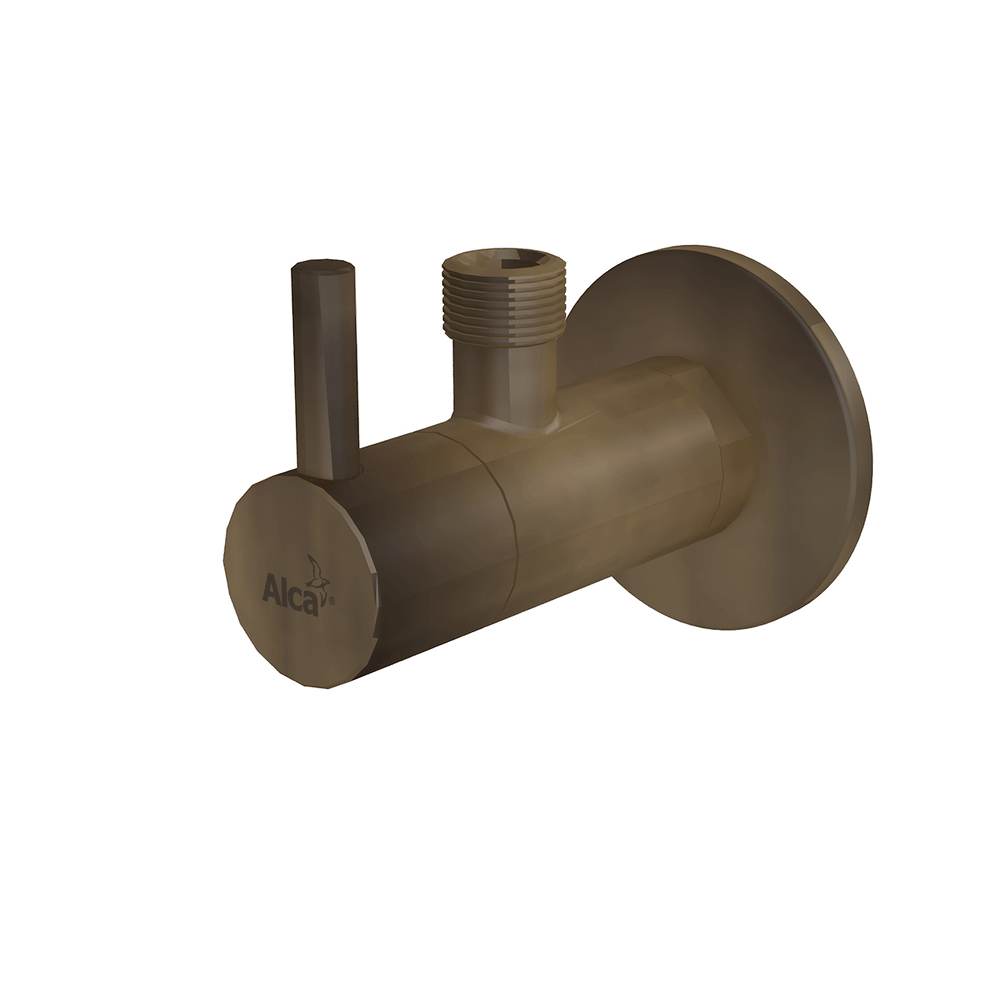 Кран угл. сантех. 1/2"х 1/2"Alcaplast ANTIC (круглый)
