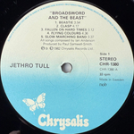 Jethro Tull ‎– The Broadsword And The Beast (Швеция 1982г.)