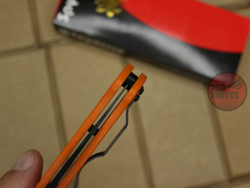 Spyderco Paramilitary 2 Orange-Black (Реплика) Уценка (нет шарика дэтенда)