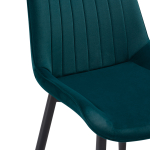 Стул на металлокаркасе Woodville Seda-1 green, gold, black
