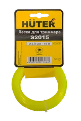 Леска Huter S2015 для триммера, 2 мм, звезда — фото 3