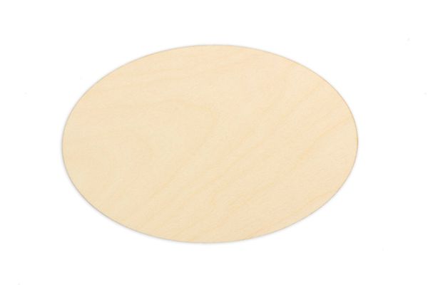 Заготовка из фанеры Панно, 13.3х20х0.3 см, 2 шт, овальное, Mr.Carving БА-21