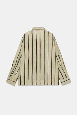 ZARA РУБАШКА С ЗАПАХОМ И КАРМАНАМИ — ZW COLLECTION, ПОЛОСКИ