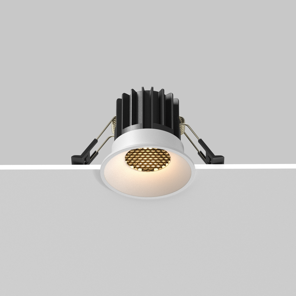Встраиваемый светодиодный светильник Maytoni Round DL058-7W2.7K-W