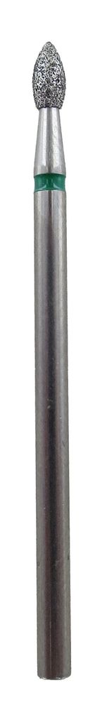 Бор алмазный 830 G 023 HP, зеленый, 1 шт. Форма: пламя., JOTA, Швейцария