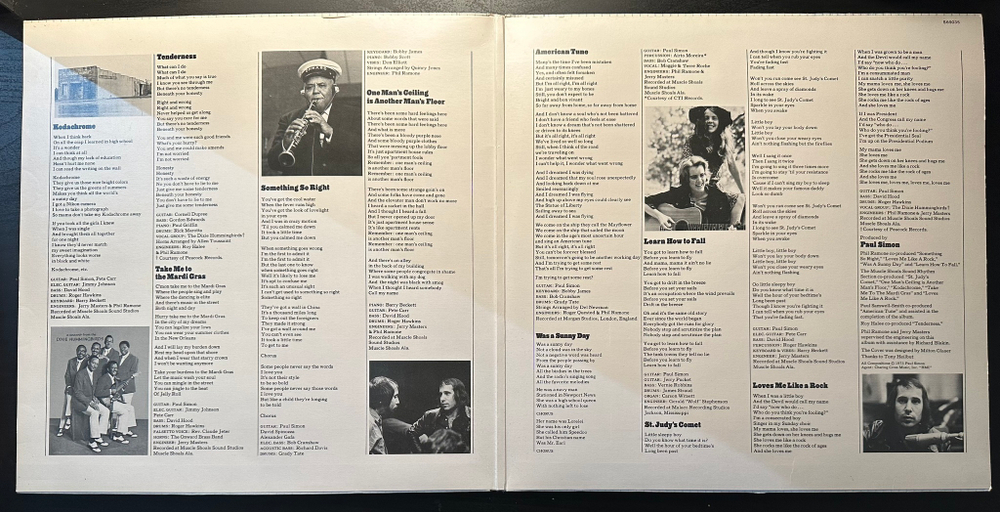 Paul Simon - There Goes Rhymin' Simon (Голландия 1973г.)