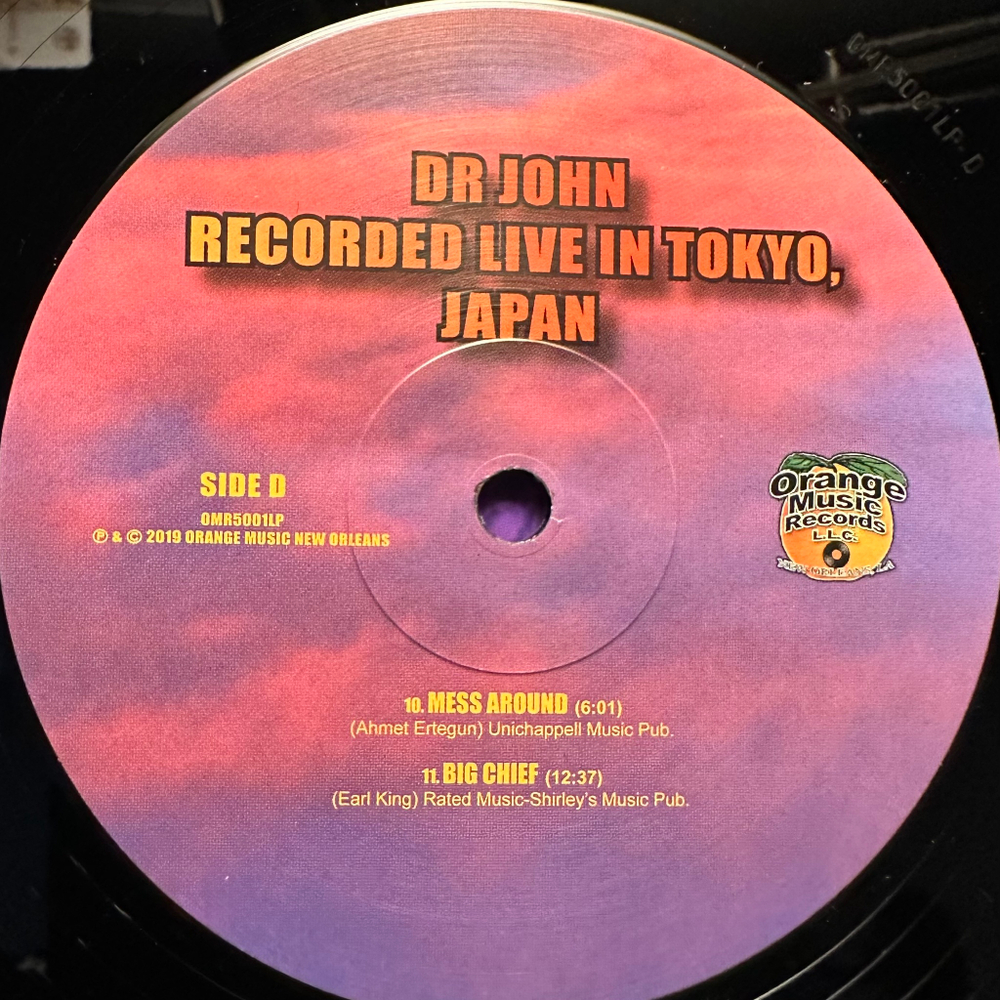 Dr. John - Recorded Live In Tokyo, Japan 2LP (США 2019г.)