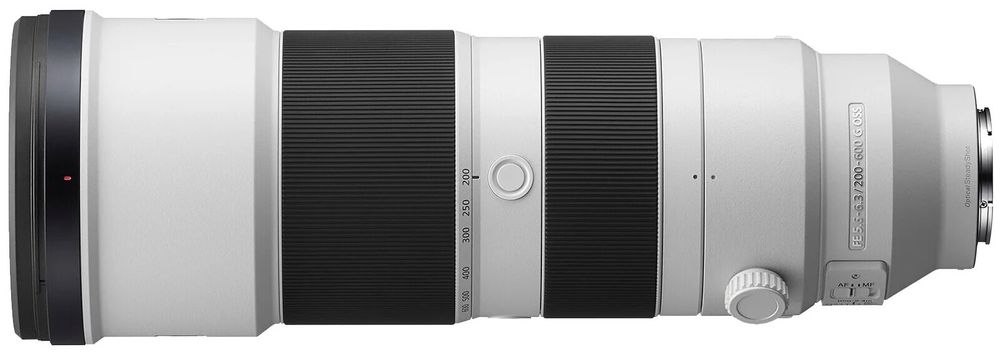 Sony FE 200-600mm f/5.6-6.3G OSS (SEL-200600G), белый/черный