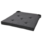 Подушка на стул IKEA JUSTINA (ЮСТИНА), Черный, 42 / 35х40х4 см