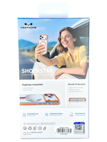 Накладка для i-Phone 17 Pro Keephone Shockstar MagSnap оранжево-прозрачный