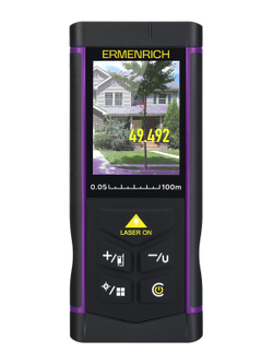 Лазерная рулетка Ermenrich PRO LR100, с камерой