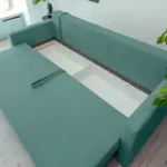 РИМИНИ Диван прямой Cilium изумрудный