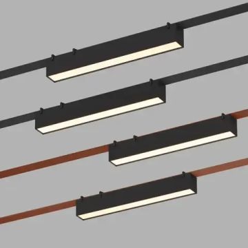 Трековый светодиодный светильник 12W 2700К-6500K DK5674-BK чёрный Belty Smart Linear Denkirs