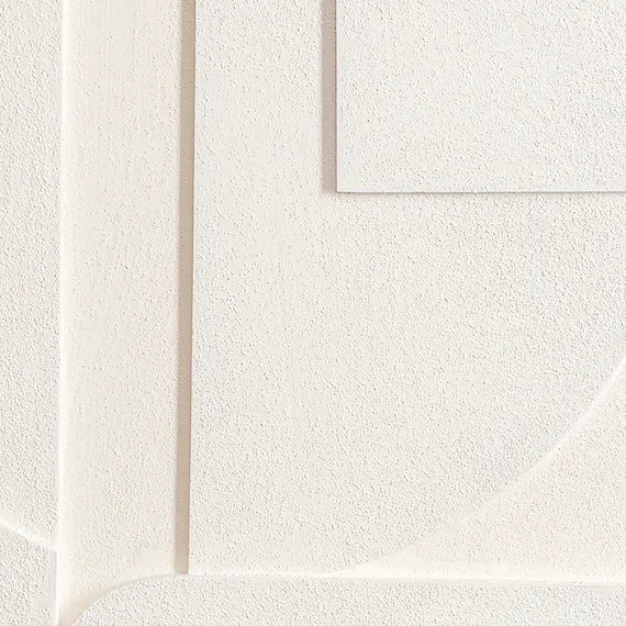 Фактурное панно с эффектом 3D Minimalism, 50х70 см, белый\бежевый