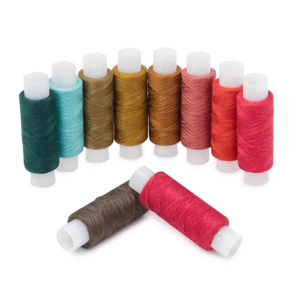 Набор швейных ниток 50/2, 200м, ассорти №176, 10 шт, Astra&amp;Craft