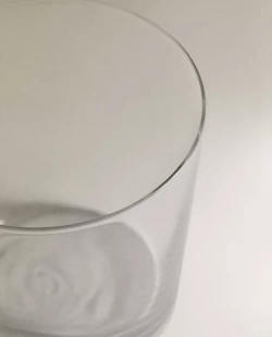 ZARA HOME ВЫСОКИЕ СТАКАНЫ ИЗ СТЕКЛА (НАБОР ИЗ 4 ШТ.), ПРОЗРАЧНЫЙ