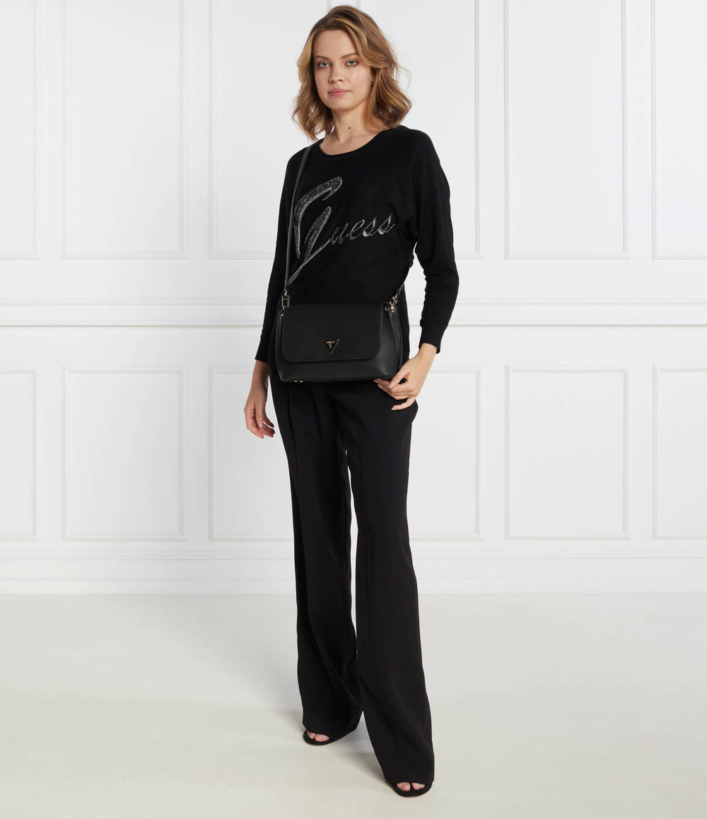Сумка через плечо MERIDIAN FLAP CROSSBODY Guess - черный(HWBG87 78200)