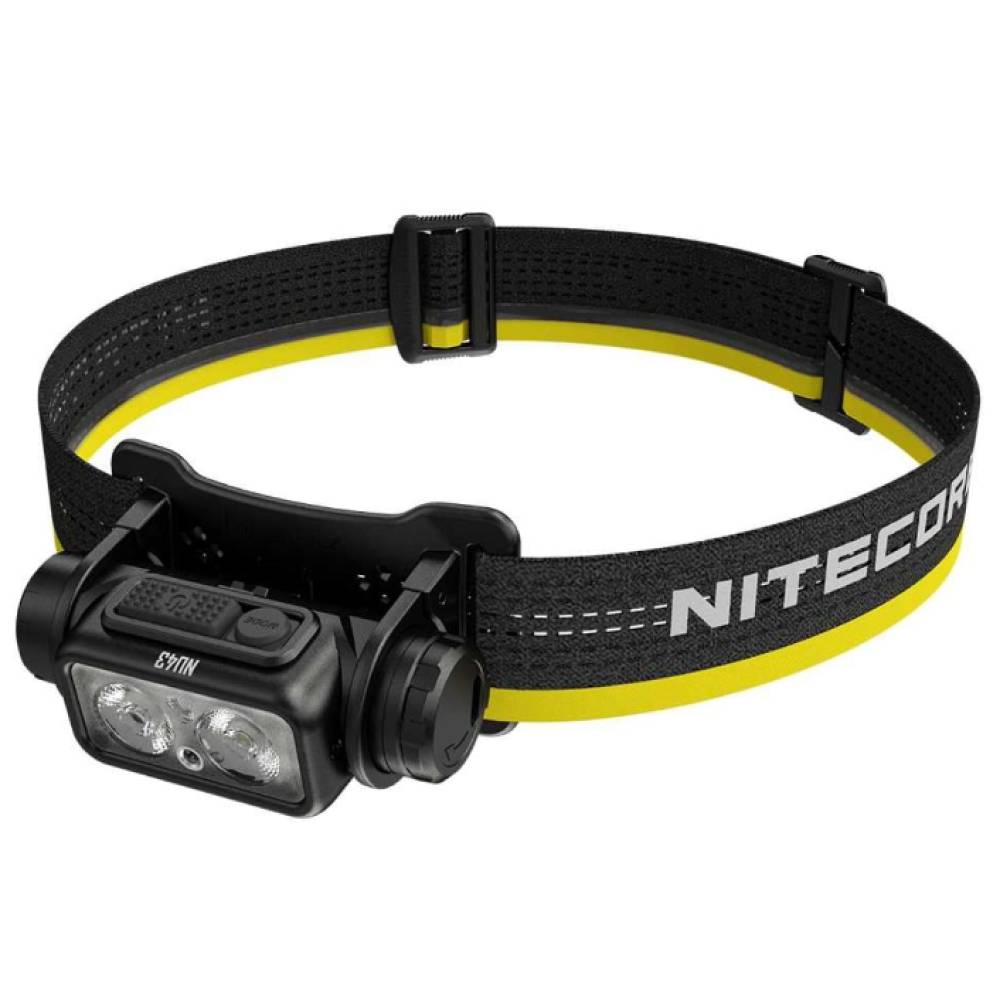Фонарь налобный Nitecore NU43 1400 люмен дальность 130м