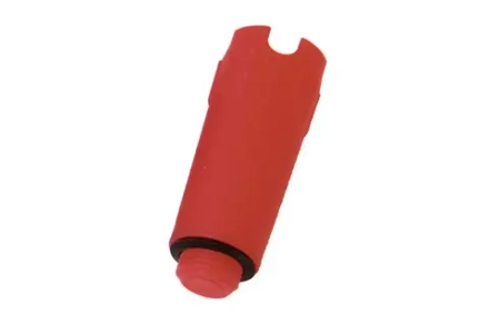 Заглушка для опрессовки пластиковая 1/2" AG, красная