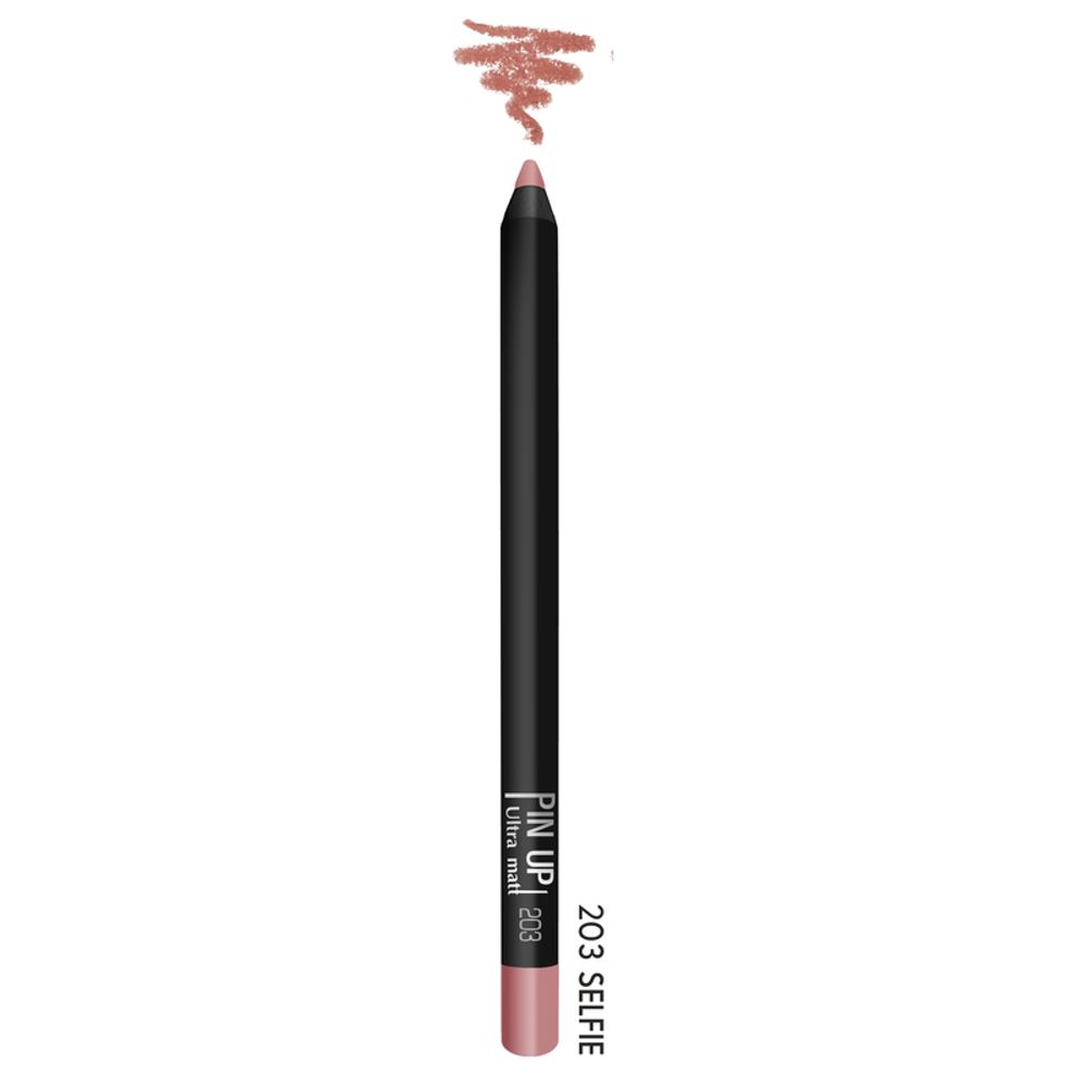 Карандаш для губ LuxVisage PinUp Ultra Matt - 203 Selfie