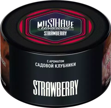 Табак для кальяна Must Have Undercoal 25г Strawberry (Садовая клубника)