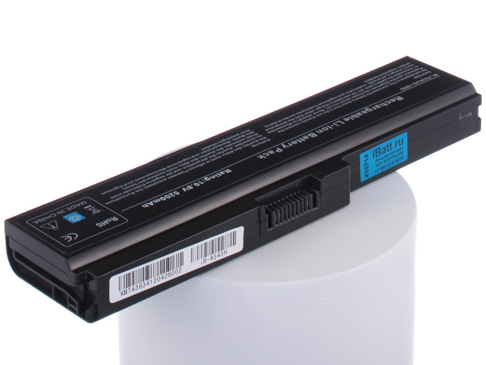 Аккумулятор iBatt 5200mAh, для Satellite C660 C660D C650 L750 U400 L755D-A1K C660-1WT U500 L775-A1W C670-14K
